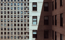 windows in a high-rise building 