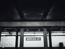 Bergen St sign 