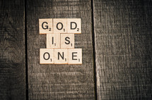 God is one 