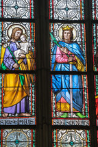 Stained glass windows 