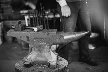 metal workers tools in a workshop 