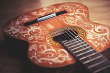a unique acoustic guitar 