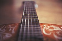 strings on a guitar 