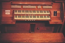 organ keys 