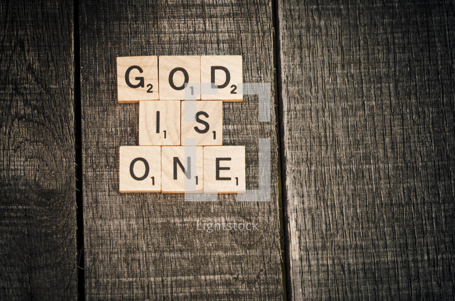 God is one 