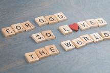 for god so loved the world 