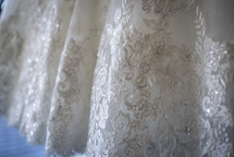 Wedding dress lace