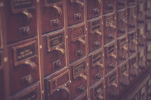 Library drawers 