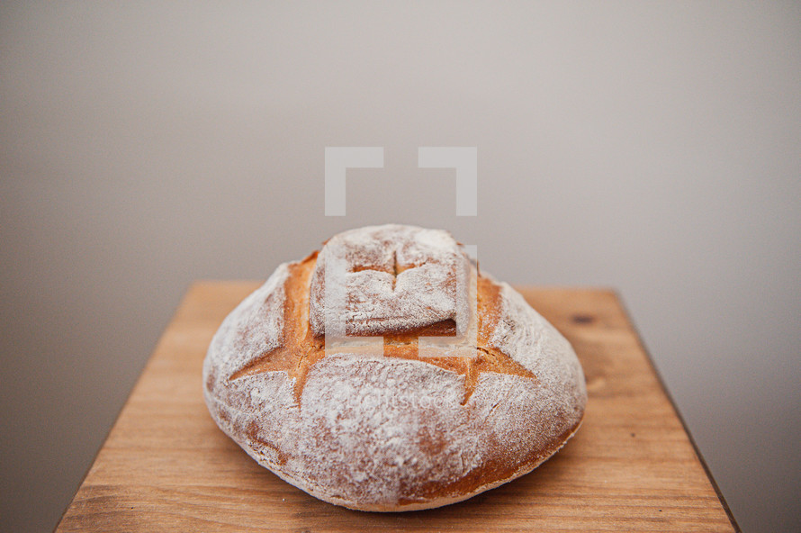 loaf of communion bread 
