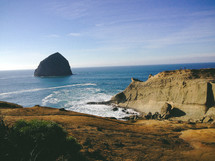 steep sea cliffs 