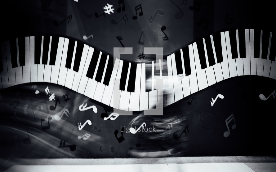 curvy piano keys 