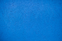 Texturized blue wall
