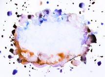 water color splatter on white background 