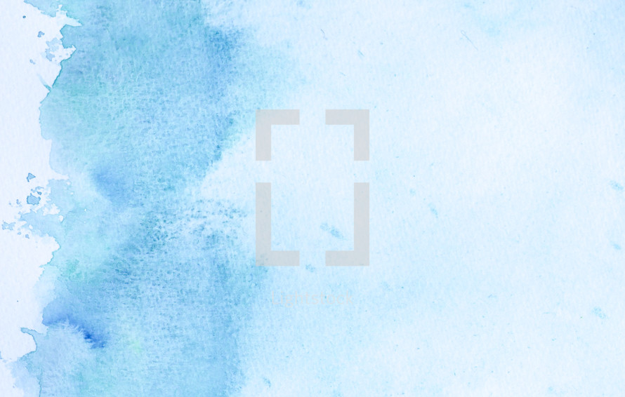 blue water color background 