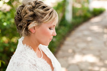 Profile of a bride