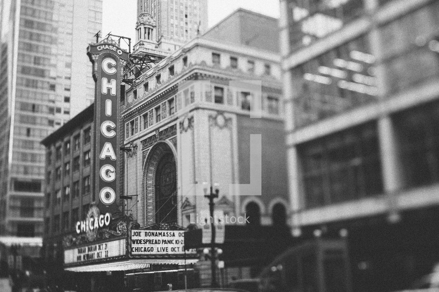 Chicago theater sign 