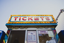 ticket booth at a carnival 