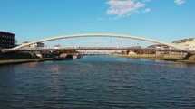 vistula river bridge krakow