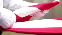 folding an American Flag 