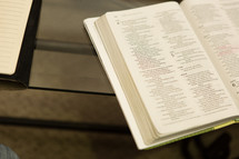 pages in a Bible