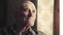 face of an elderly man 