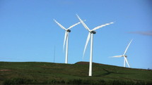Moving wind turbines.