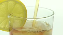 ice tea and lemon