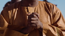 a man praying to God 