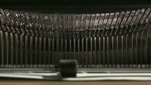 Typewriter in motion.