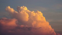 clouds at sunset 