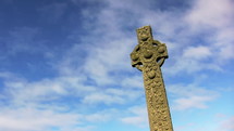 St. Martin's cross at Iona Abbey.
