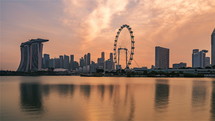 ferris wheel view in Singapore 