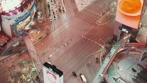 intersection on the Las Vegas strip 
