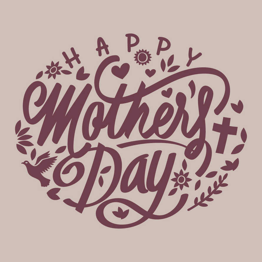 Mother's Day Typography Vector