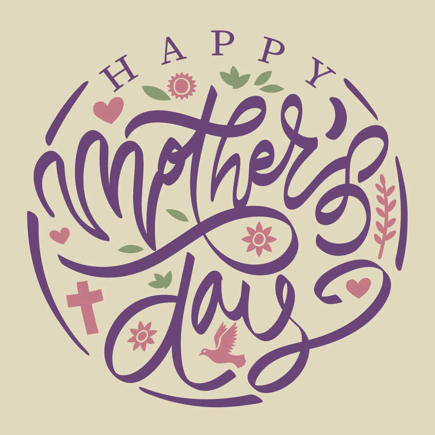 Mothers Day Vector Typography