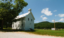 rural white church 