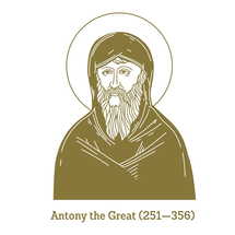 Antony the Great (251-356) was a Christian monk from Egypt, revered since his death as a saint. For his importance among the Desert Fathers and to all later Christian monasticism, he is also known as the Father of All Monks.