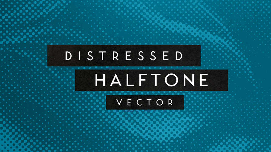 Distressed Halftone Texture Background
