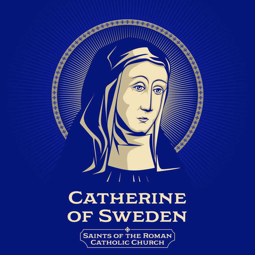 Catholic Saints. Catherine of Sweden (1332-1381) was a Swedish noblewoman. She is venerated as a saint in the Roman Catholic Church.