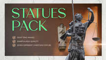 Statues Pack of eight different high-resolution statues that can be used in designs, covers, presentations, and much more. 