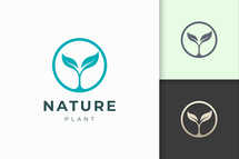 Clean and Simple Plant Logo Template