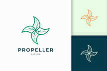 Leaf Propeller Logo