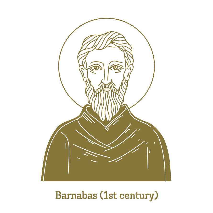 Barnabas (1st century) was according to tradition an early Christian, one of the prominent Christian disciples in Jerusalem. According to Acts 4:36, Barnabas was a Cypriot Jew. Named an apostle in Acts 14:14, he and Paul the Apostle undertook missionary journeys together.