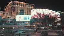 Las Vegas strip at night 