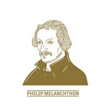 Philip Melanchthon (1497-1560) was a German Lutheran reformer, collaborator with Martin Luther, the first systematic theologian of the Protestant Reformation, intellectual leader of the Lutheran Reformation. Christian figure.