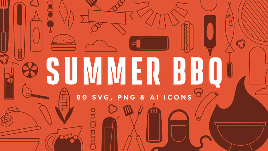 Summer BBQ Icons