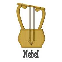 Musical Instruments in the Bible Series. NEBEL was a stringed instrument used by the Israelites. Most scholars believe the nevel was a frame harp.