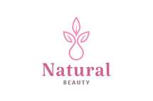 Leaf and Droplet Logo for Beauty Industry