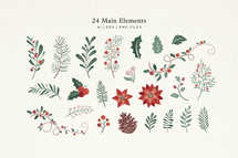 Christmas Foliage Graphic Pack