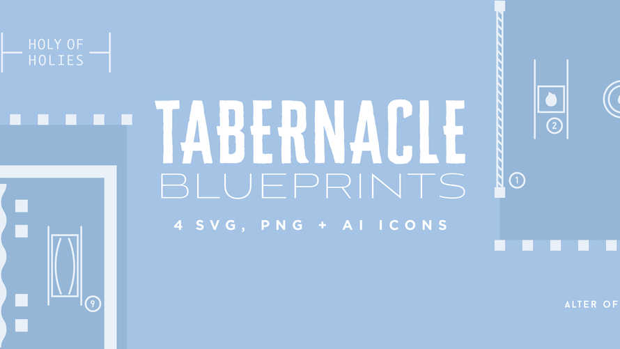 Tabernacle Blueprint Icons